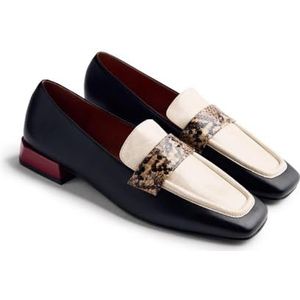 Gioseppo - Fridley - Loafers - Contrasterende Kleuren - Metallic Finish - Slangenprint