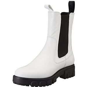 HUGO Axel Ch. Bootie-c Chelsea-laarzen voor dames, White100, 41 EU