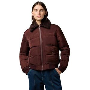 Wrangler - Western PUFFER - Mahogany - Jas - 100 procent polyester