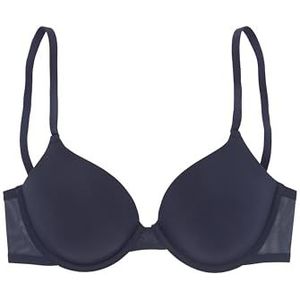 T-shirt Bh - Nachtblauw - Microtouch - Licht Gewatteerd - Met Beugel