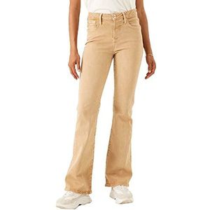 Garcia Damesbroek Non Denim Casual Broek, iced Coffee, 28, Iced Coffee, 28