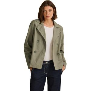 CECIL Dames B202024 korte trench jas, Smooth Khaki, XL, Smooth Kaki, XL