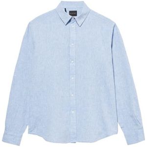 Sisley Mens 59A2SQ01Z Shirt, Light Blue 909, XL, Lichtblauw 909, XL