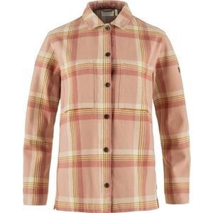 FJALLRAVEN 86986-302-300 Singi Flannel Overshirt W T-shirt Dames Chalk Rose-Dusty Rose Maat XL, Krijt Rose-Dusty Rose, XL