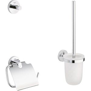 GROHE Essentials Accessoireset - Toiletrolhouder - Toiletborstelset - Haak