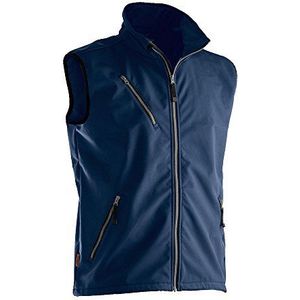 Jobman Workwear 7502, 750271-6700-8 Softshell vest, Marine, XXL