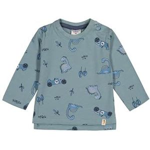 SALT AND PEPPER Jongens B.Boys Ls AOP Dino T-shirt set voor baby's en peuters, Mineral Green, 62