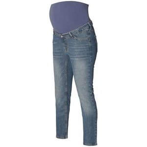 ESPRIT Maternity Damesbroek Denim Over The Belly Slim Jeans, Medium Wash - 960, 34W / 32L