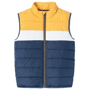 NAME IT jongens gewatteerd vest, Golden Spice, 146 cm