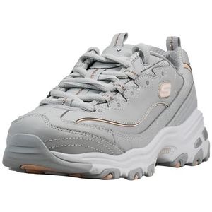Skechers D'Lite Ultra Meditative-11860ew Low Top voor dames, Zwart Bkwp, 37 EU X-Weit