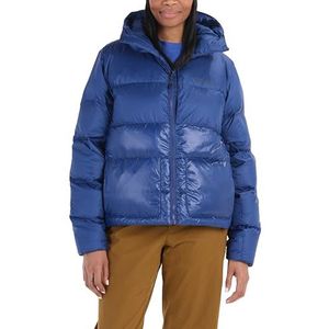 Marmot Dames Wm's Guides Down Hoody, Licht donsjack, warme winterjas, waterafstotende gevoerde jas, winddicht jack, opvouwbare outdoorjas met capuchon, Twilight Blue, M