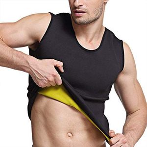 Martiount Mannen Sauna Zweet Vest Body Shaper Vest Hot Neopreen Corset Taille Trainer Top Shapewear Afslanken Shirt Workout Pak voor gewichtsverlies (Black, 3XL)