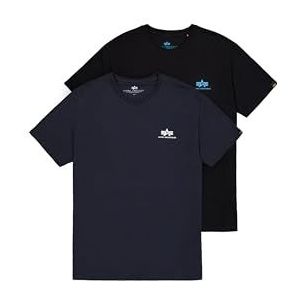 Alpha Industries - Basic T Small Logo - T-shirt - Zwart - 100% Katoen