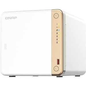 QNAP TS-462-2G, 4 Bay NAS (Intel® Celeron® N4505 2-Core/2-Thread processor, Turbo tot 2,9 GHz, 2,5 GbE) zonder HDD's