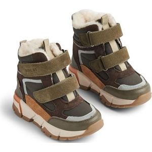 Wheat Lucka Tex Winterschoen voor kinderen, uniseks, waterdicht, ademend, gevoerd en warm leer, sneeuwschoen, 3531 Dry Pine, 28 EU