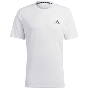 adidas Heren Train Essentials Comfort Training T-shirt met korte mouwen, 3XL Wit/Zwart