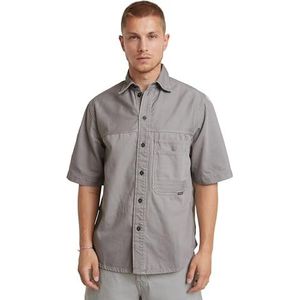 Double Pocket Relaxed Shirt ss, Grijs (Renaissance Correct Grey Gd D24603-d551-g410), L
