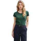 Tom Tailor - 1045963 - T-shirt - Explorer Green - Korte Mouwen