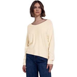 Street One Studio Dames Trui met V-hals in Beige, in size: 36