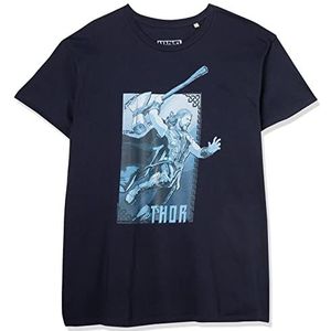 Marvel METLATMTS022 T-shirt, marineblauw, XL, Marine, XL