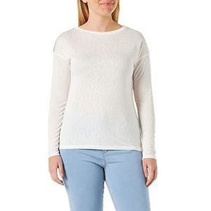 Springfield Schouder Fantasie T-shirt voor dames, Beige, XS