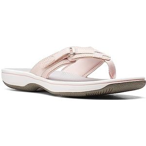 Clarks Breeze Sea dames Teenslipper Teenslipper, Blush Synthetisch , 36 EU