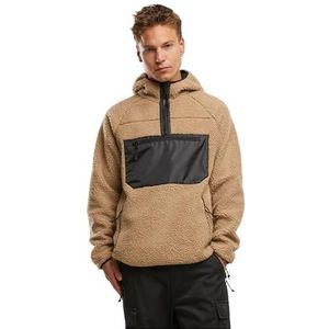 Brandit Teddyfleece Work Pullover 15Y, Farbe: camel, Größe: 6XL