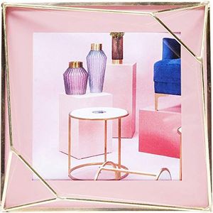 Kare Design frame Art Pastel, roze, 10x10cm, edele fotolijst in de kleuren roze en goud