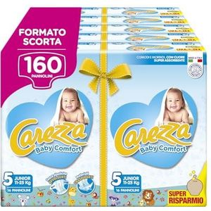 Carezza Baby Comfort Junior | Maat 5 (11-25 kg) | 160 luiers