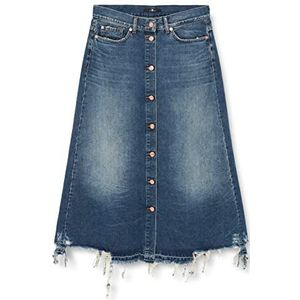 7 For All Mankind Nora Breakthrough Rok voor dames, lichtblauw, 25