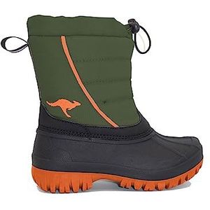 KangaROOS K-Ben Sneeuwlaarzen voor kinderen, uniseks, Olive Flame, 29 EU