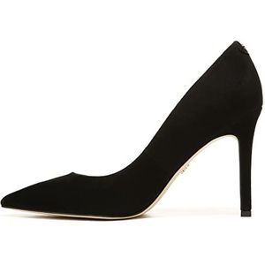 Sam Edelman Hazel Pump voor dames, Zwart Suede, 39.5 EU