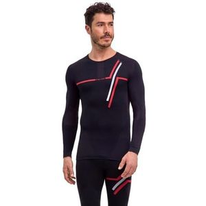 FALKE - Iconic - Heren Top van Onderlaag - Zwart - Lange Mouwen - Sneldrogend