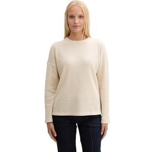 TOM TAILOR Sweatshirt voor dames, 33962 - Doeskin Melange, 3XL