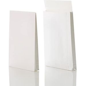 Vouwtas met toiletbodem C4 (324x229x40mm) zelfklevend wit 130g 200 stuks