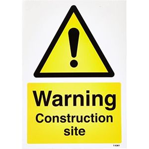 Caledonia Signs 58361 waarschuwing bouwplaats teken, A4 SAV