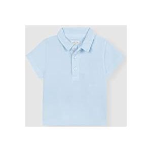Gocco Pique Basico hemd voor baby's, uniseks, Lichtblauw, 12 Maanden
