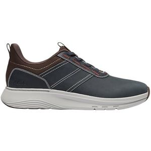 Clarks Heren Motion Trek LX Sneaker, Navy Leer, 6 UK, marine leer, 39.5 EU