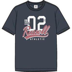 Russell Athletic T-shirt voor heren, blauw (ombre blue), M