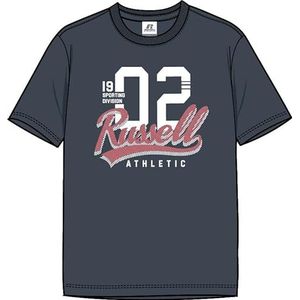 RUSSELL ATHLETIC Heren T-shirt, blauw (ombre blue), L