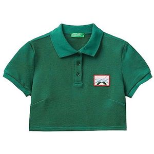 United Colors of Benetton Poloshirt M/M 3EBMD300B, smaragdgroen 0C5, L dames, smaragdgroen 0c5, L