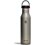 Hydro Flask - Lichtgewicht waterfles van 621 ml (21 oz) Trail-serie - Vacuümgeïsoleerde herbruikbare waterfles van roestvrij staal met lekvrije flexibele dop - Standaard opening - BPA-vrij - Leisteen