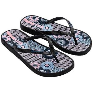 Ipanema Dames ANAT. TEMAS XIV FEM Flipflop, zwart/grijs/roze, 40 EU, Zwart Grijs Roze, 40 EU