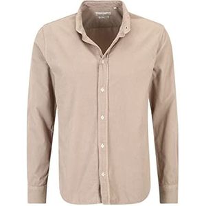 BY GARMENT MAKERS Sustainable; obviously! Vincent The Organic Corduroy Button Down Shirt, Light Taupe, XS