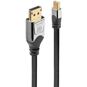 LINDY 36314 5m CROMO Mini DisplayPort naar DisplayPort-kabel, grijs
