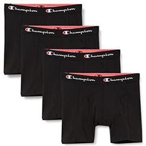 Champion Core x4 korte boxershorts, zwart, XS (4 stuks) voor heren