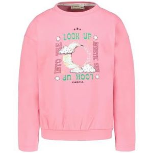 Garcia Kids T-shirt met lange mouwen voor meisjes, Flamingo Pink (7353), 128 cm