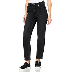 ONLY Dames Straight Fit Jeans ONLEmily Life HW enkel, zwart denim, 25W x 32L