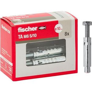 Fischer 71252pluggen. M6 + vite Staal