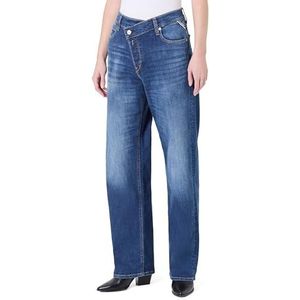REPLAY Dames Jeans Zelmaa Super Stretch, Dark Blue 007 (blauw), 25W/32L